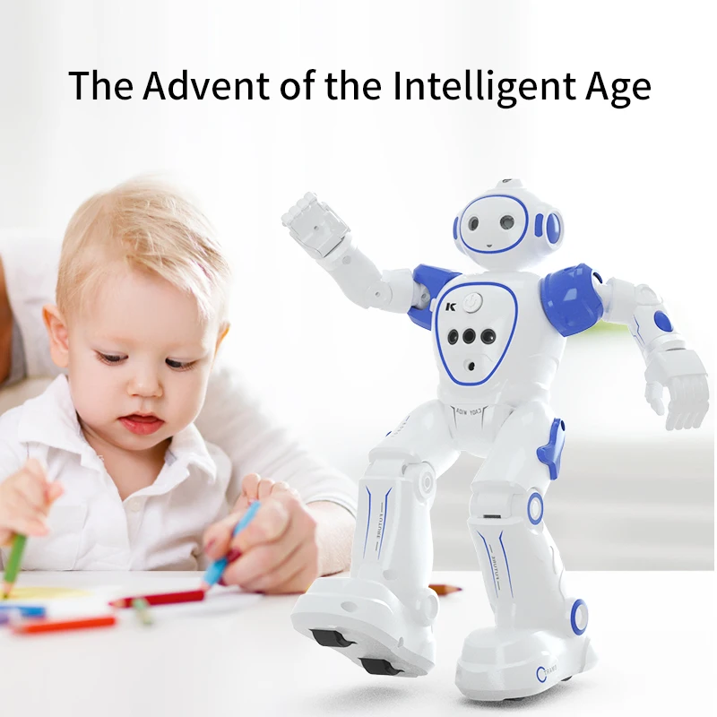 JJRC Robots RC intelligents jouets pour enfants Robot télécommandé tactile geste Induction chant danse Robot électrique jouet cadeaux