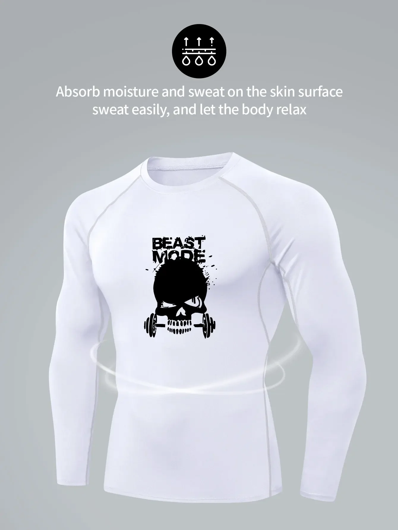 

Men's sports quick-drying clothes, ski warm inner layer, tight fitness running base layer