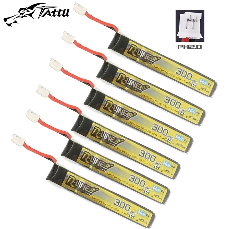 Batería LiPo TATTU 75C 300mAh 1S para drone FPV RC - imagen 5