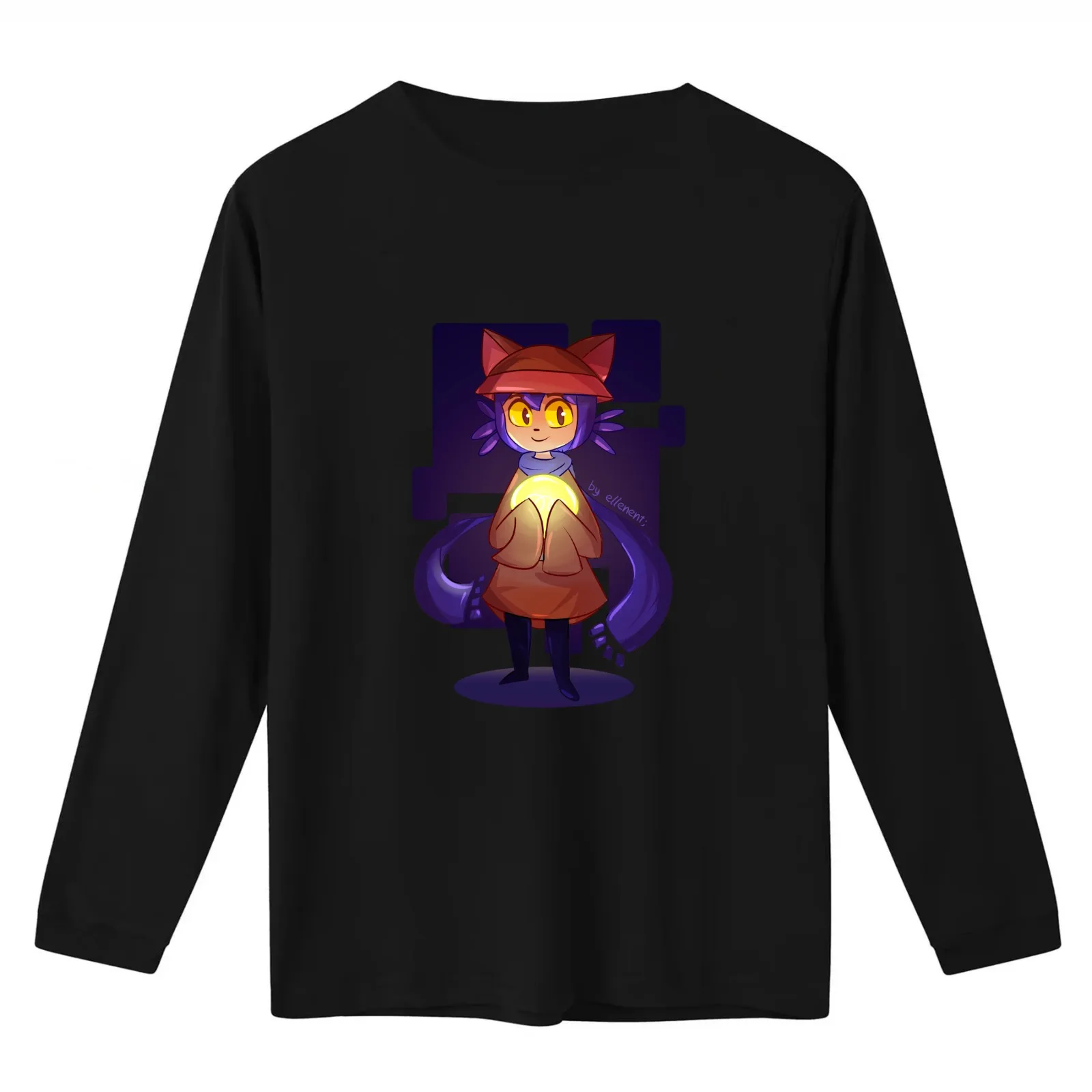 Niko! - OneShot T-Shirt Summer Casual Cotton Tee Oversized Streetwear Tops Vintage Graphic Print Loose Fit Short Sleeve