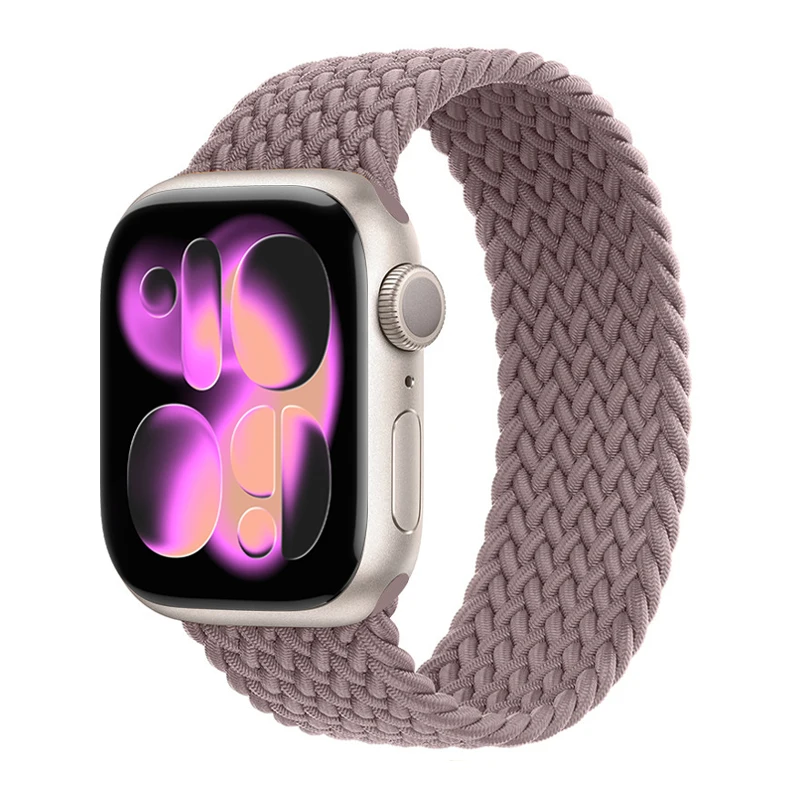 Geflochtenes Solo Loop Armband für Apple Watch Series 12 11 10 9 7 8 SE Ultra 4 3 49mm 46mm 42mm 44mm 45mm Armband Correa iWatch Bänder – Detail 7