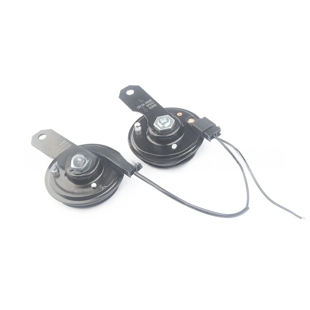 2Pcs 12V High Low Tone With Wiring Harness For Toyota Corolla Car Audio Alarm Replacement Accessories