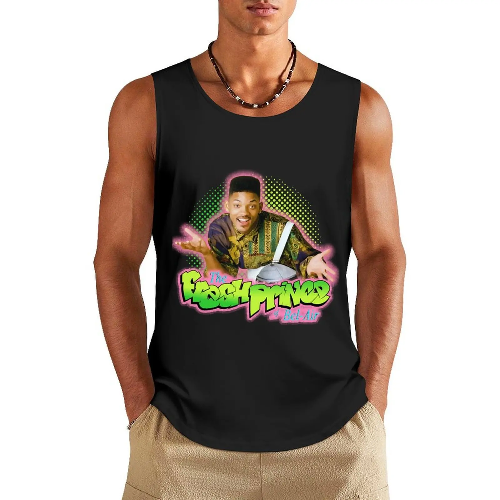 

the Fresh Prince Of Bel air times Tank Top T-shirt sports summer clothes man 2025 Men's sleeveless gym shirts