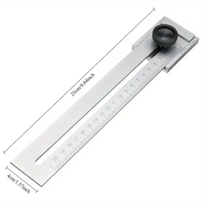 200mm Screw Cutting Marking Gauge Woodworking Measuring Scraper Tool