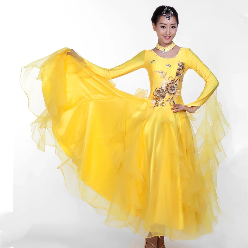 ชุดเต้นลาตินมาตรฐานสำหรับผู้หญิง ชุดเต้นแจ๊ส โมเดิร์น สำหรับการแสดงทีมและการแข่งขันระดับมืออาชีพ