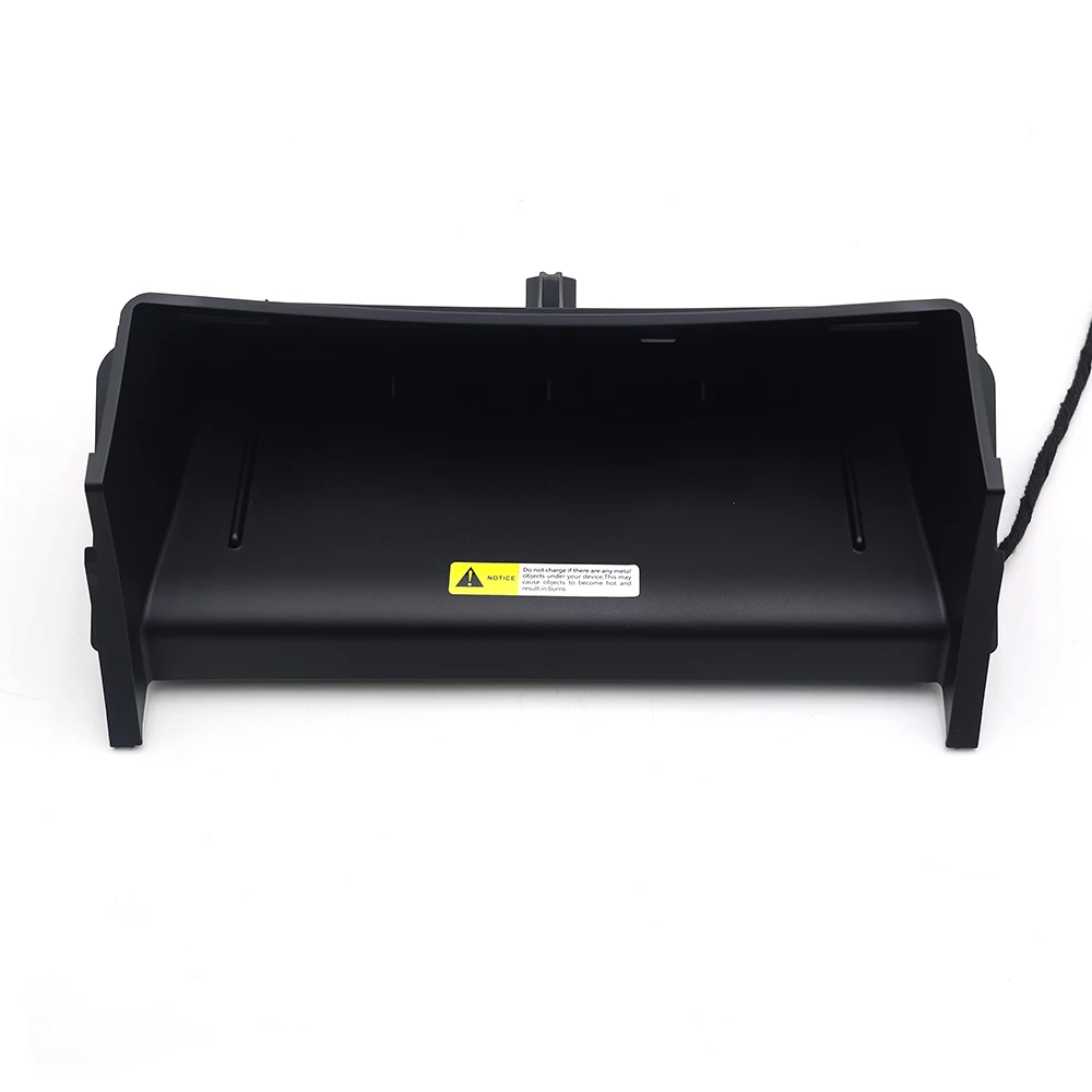Car Wireless Mobile Phone Charger Center Console Storage QI 18W iPhone for Mercedes Benz GL ML M GLS GLE Class W166 X166 view 4