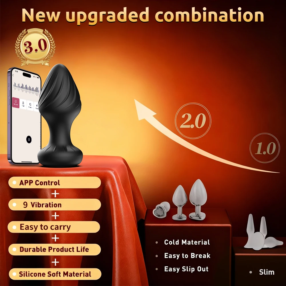 APP-gesteuerter Analvibrator A – Men Accessories App Bewertung und Preis