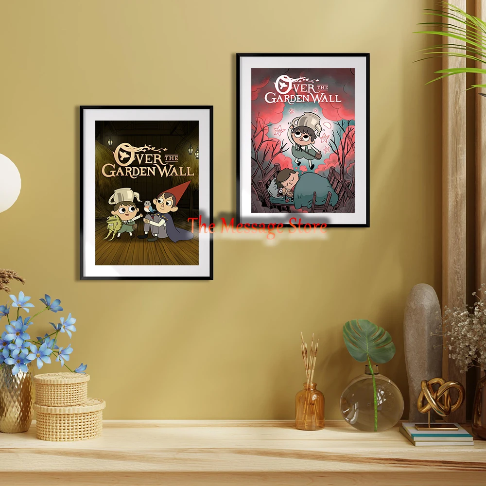 Over The Garden Cartoon Tv Kids Nursery Wall Art Over The Garden TV Show Covers Poster Canvas Painting Wall Pictures Home Decor