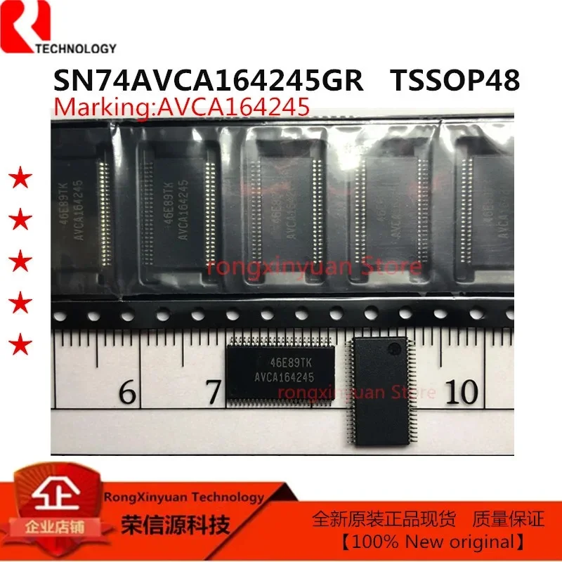 5 Stück SN74AVCA 164245 GR AVCA 164245   74AVCA 164245   SN74AVCA 164245    16-BIT-BUS-Transceiver mit Doppelversorgung und Spannungspegelübersetzer