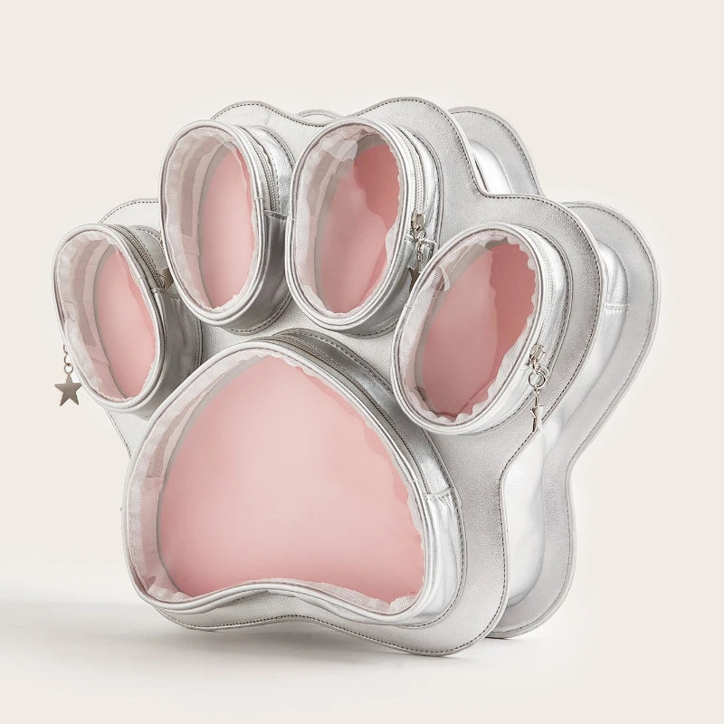 

New Cat Paw Multi-pain Layer Y2K Itabag Japanese Cute Girl Ulzzang Ita Bag Fashionable Large Capacity Crossbody Backpack