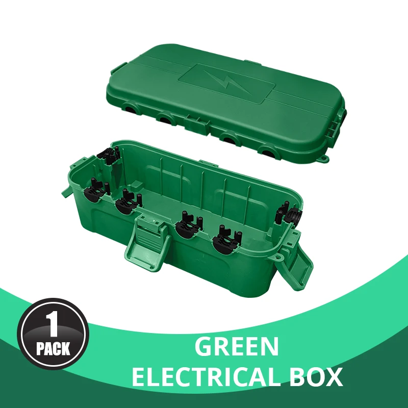 

Водонепроницаемый защитный чехол для удлинителя, средний размер, для наружного использования, для подключения уличных розеток/гирлянд/кабелей/проводов