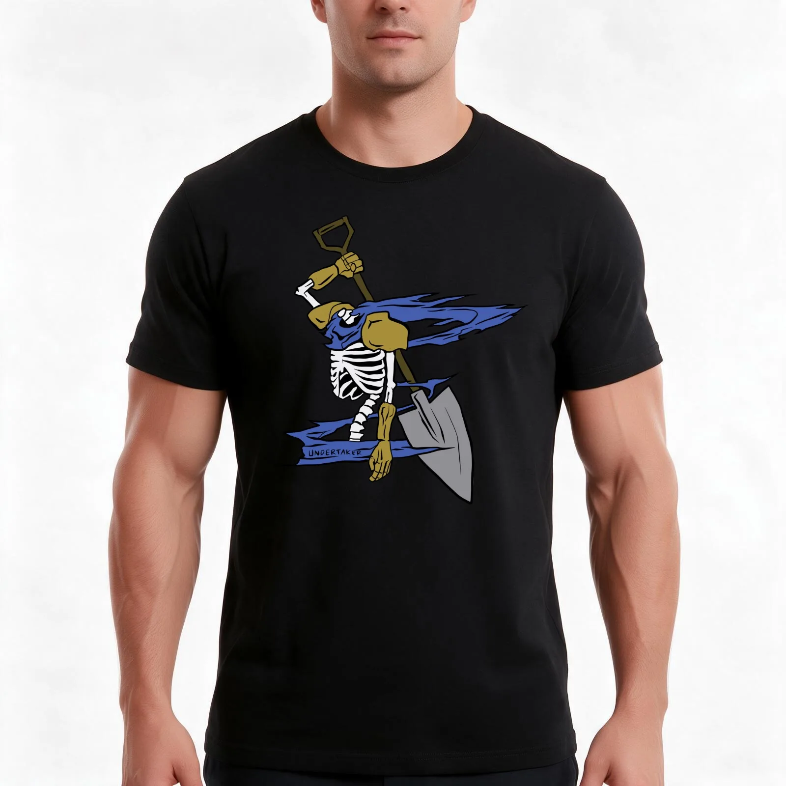 86 Eighty Six Shinei Nouzen Shin Undertaker Juggernaut Mark Headless Skull T-Shirt Summer Casual Cotton Tee Unisex Men Women