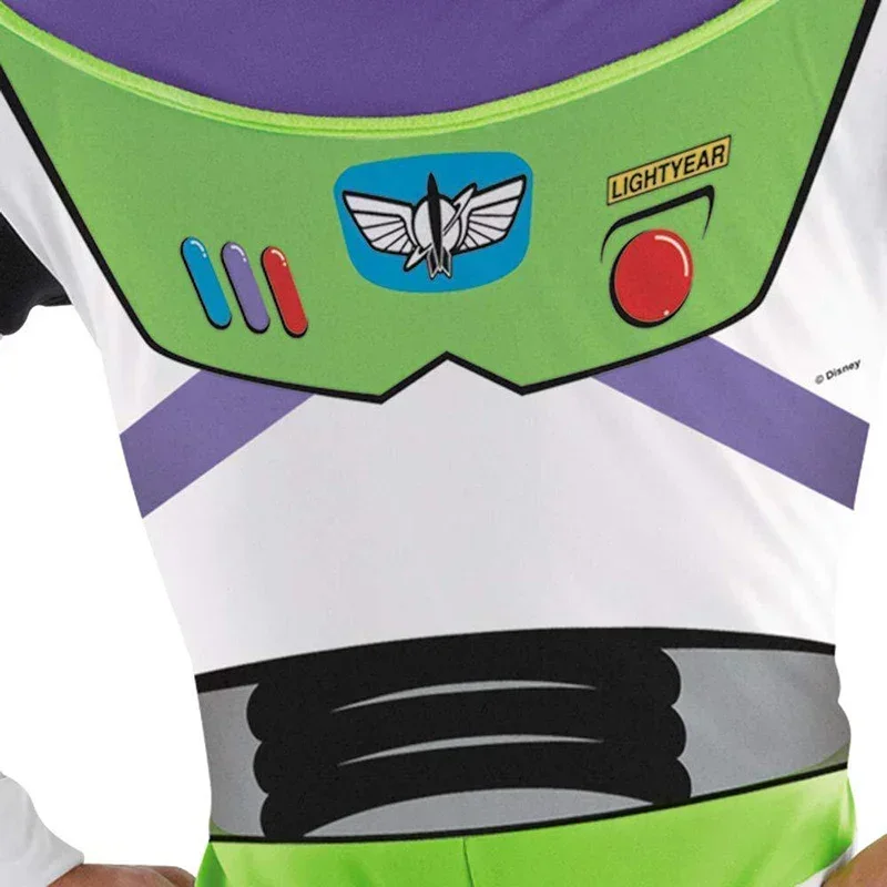 Anime Toy Story Buzz Lightyear Costume Cosplay Tuta Abito ad ala Tute per feste di Halloween Costumi per uomo Donna