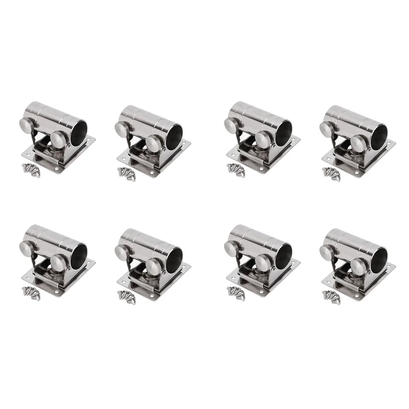 

8X Parasol Balcony Bracket Stainless Steel Fishing Case Adjustable Umbrella Stand Fishing Box Umbrella Holder-AT20