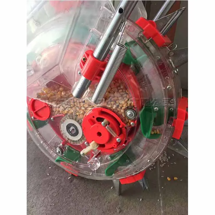 High Precision Seeding Hand Push Small Corn Peanut Roller Seeder Planter