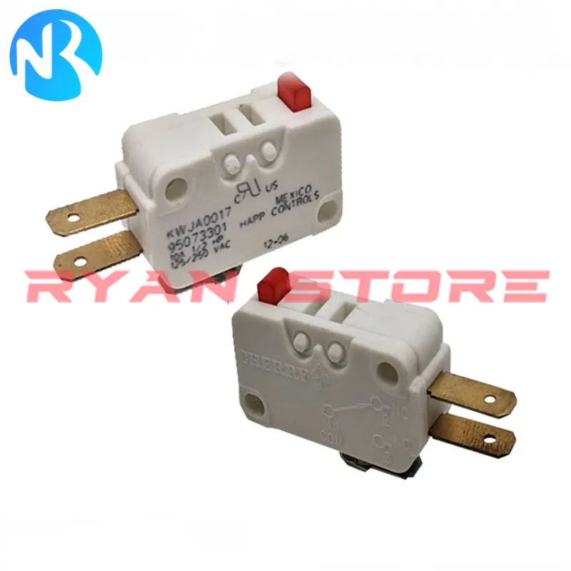 2PCS 100%New Original Large Micro Switch KWJA0017 10A 125V Water Heater limit Touch Switch 10A/125V Reset Stroke Straight Handle