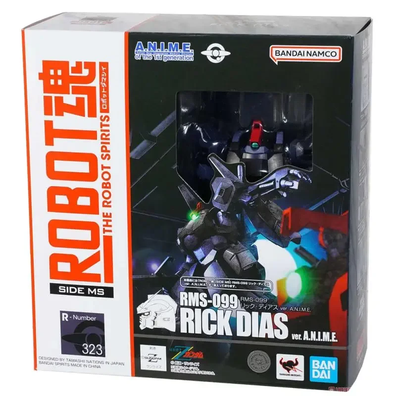 

Genuine BANDAI Robot Spirits Z GUNDAM 323 batch production black RMS-099 Gundam Anime Action Figure Model Toys Gift for Birthday