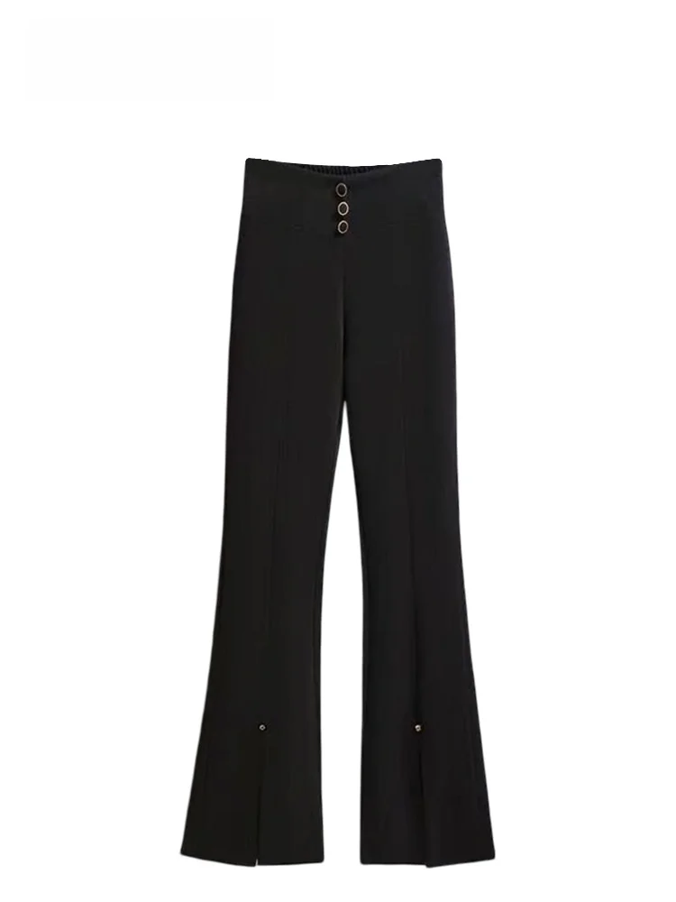 

High Waist Loose Women's Pants Spring Faionable plus Size Conceal Meat Slimming Versatile Comfortable Personali Trousers