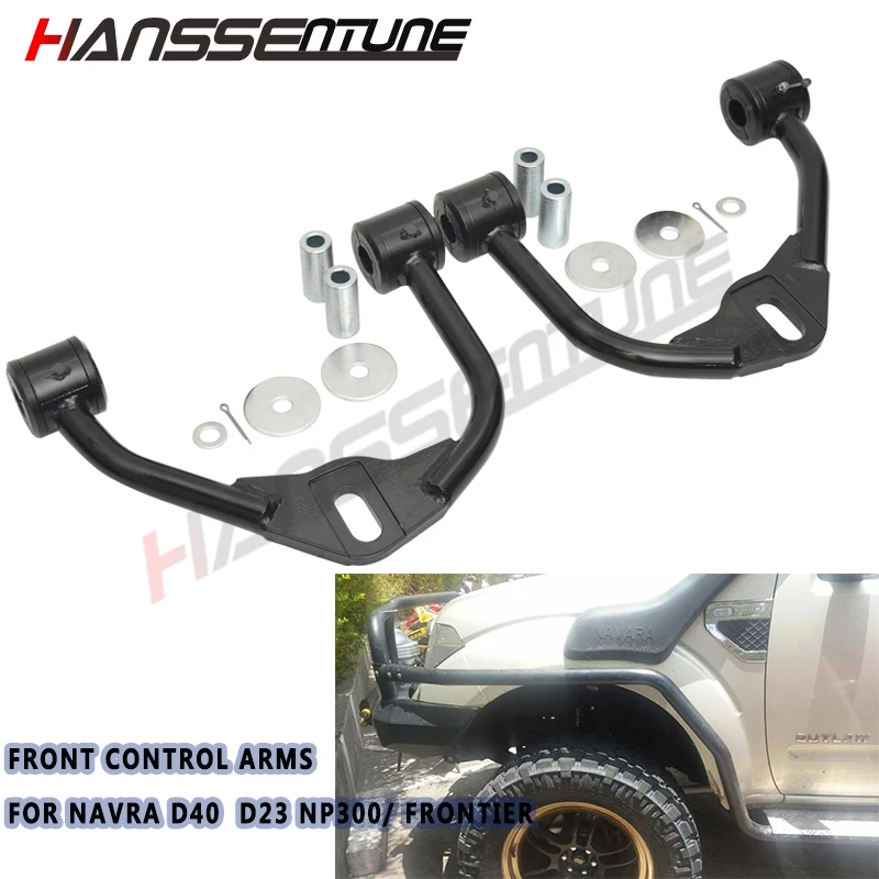 HANSSENTUNE 4x4 Adjustable Upper Control Arm Extender 2 Inch For Navara D40 D23 NP300 / Frontier