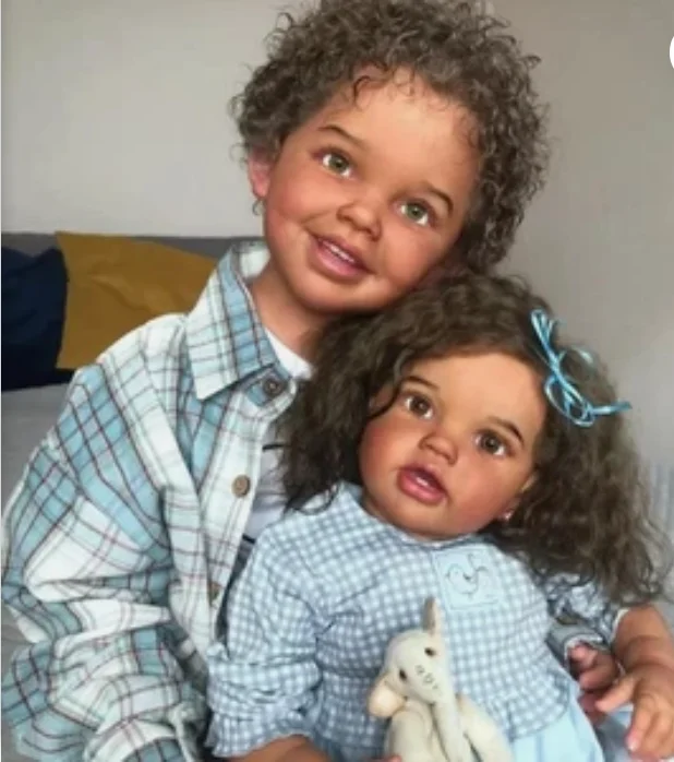 Boy Delphi 115cm Assembled Realistic Toddler 42in Reborn Baby Doll Rooted Hair Festival Gift