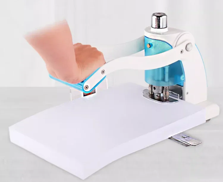 Heavy Duty Single Hole Punch Machine 300 Sheets 6mm Lever Paper Puncher with Paper Guide for Office Archive Binding