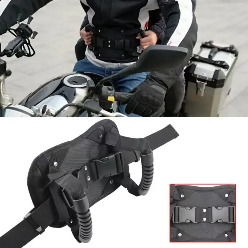 

Motorcycle Scooters Safety Belt Rear Seat Passenger Grip Grab Handle Non-slip Strap Universal Motorcycle Seat Strap For Children