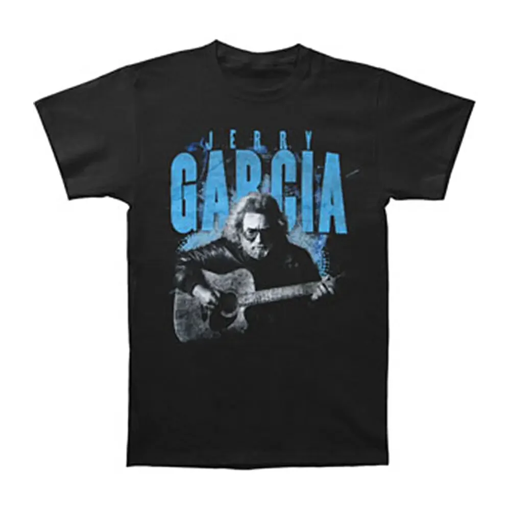 Men'S Jerry Garcia Acoustic T Shirt Small Black