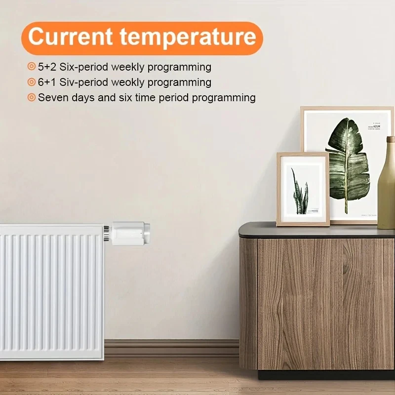 OneSmart Tuya Zigbee Wifi Smart TRV Thermostatic Radiator Valve Thermostat Temperature Heater Controller with Alexa Google Home