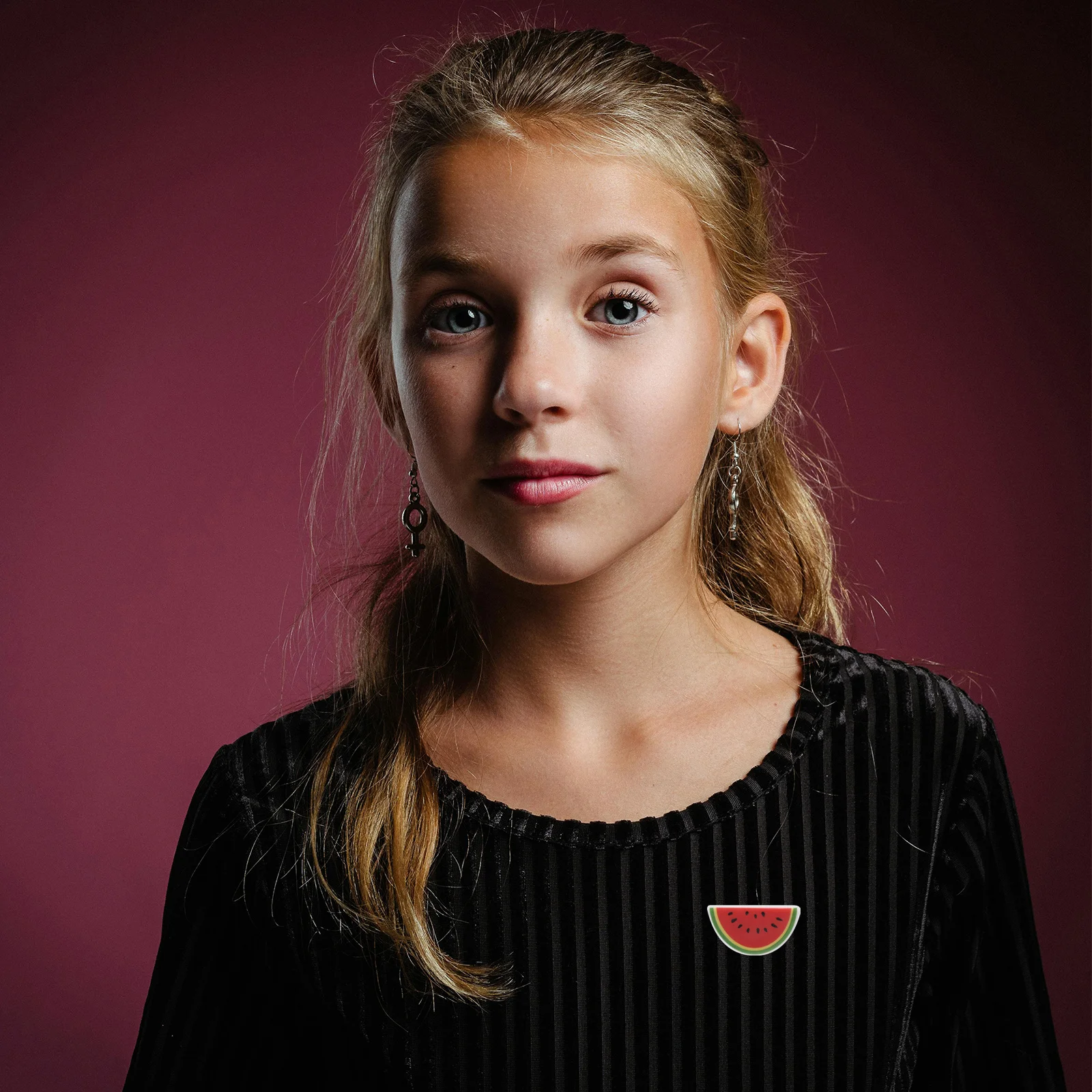 

Watermelon Brooch Cute Cartoon Design Resin Zinc Alloy Pin Brooch Lapel Small Jewelry Accessory for Bags Clothing