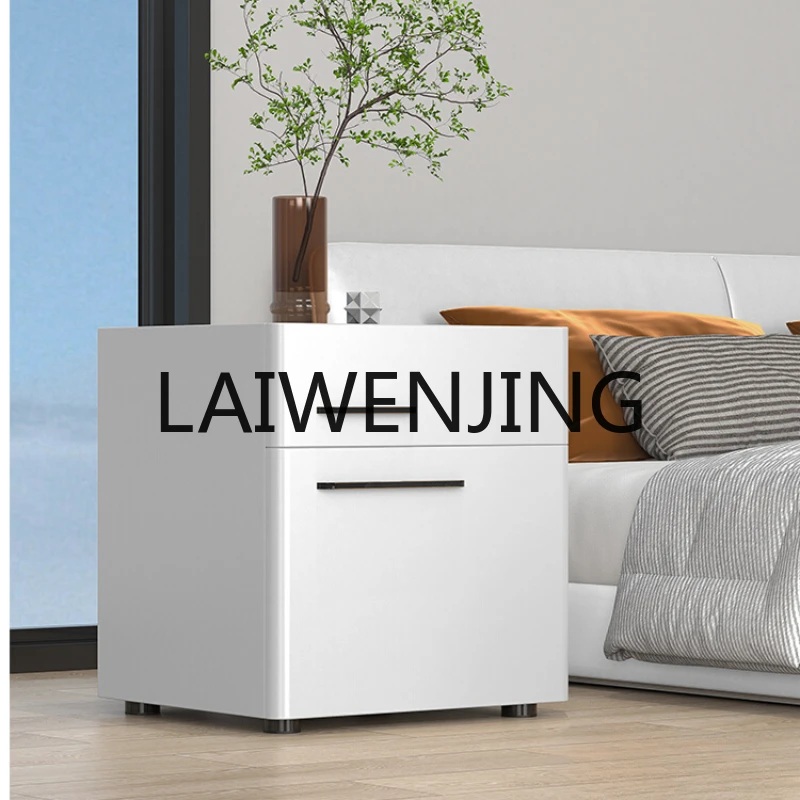 

RWJ Bedroom Bedside Table Smart Advanced Password Cabinet Mobile Phone Wireless Charging