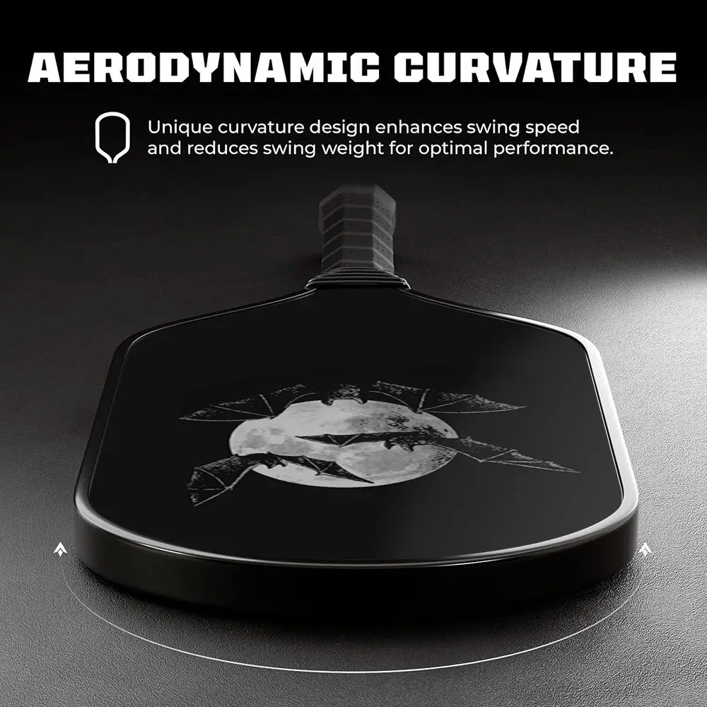 مجموعة مجداف كرة البيسبول الداكنة خفيفة الوزن من الألياف الزجاجية 13 مم على شكل قرص العسل الأساسية مضرب معتمد من USAPA للطاقة والدوران #3