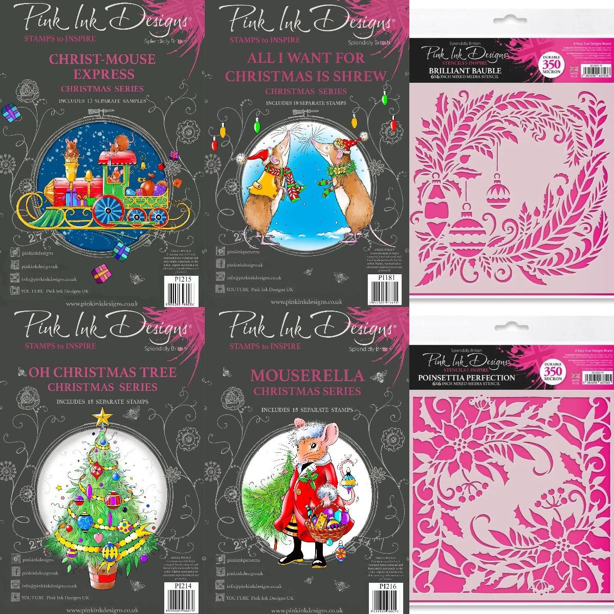 The Mouse Holds the Gift 2026 New Stamps and Stencil For Craft Embossing Make Paper Greeting Card Making Template DIY Handmade