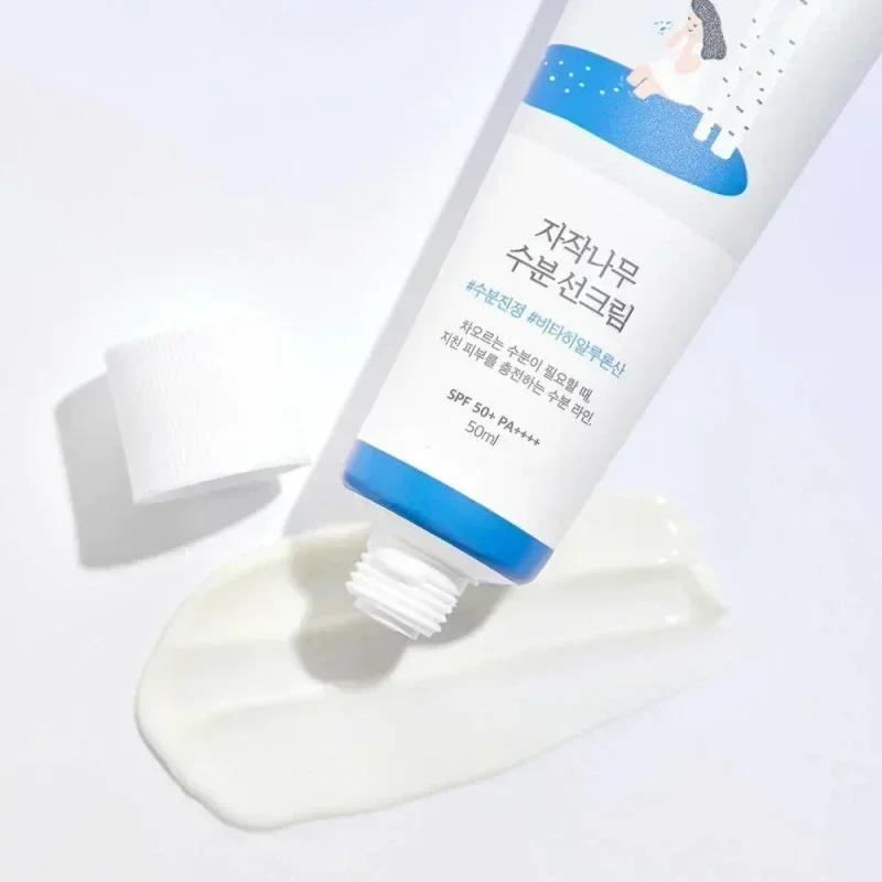 

Корейский березовый сок, увлажняющий солнцезащитный крем SPF50 + PA +++, сильная УФ-защита, влажная эссенция, солнцезащитный крем для лица, 50 мл