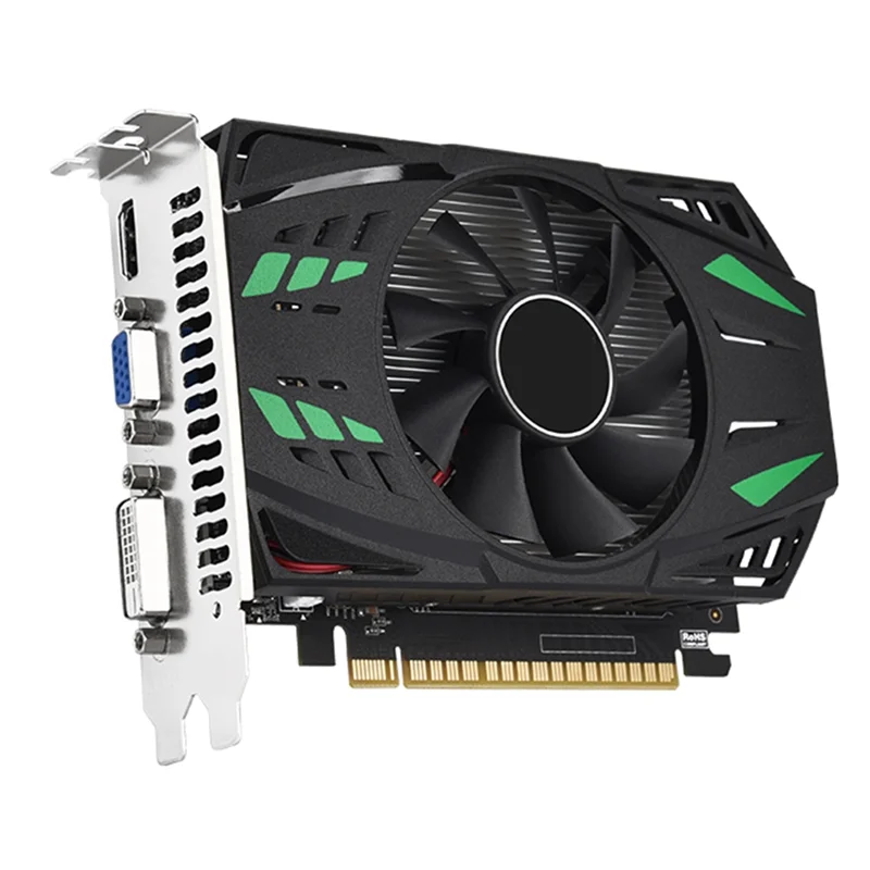 

New--Geforce GT740 2GB GDDR3 Graphics Card 128 Bit 993Mhz 1250Mhz 28 Nm Pcle X16 2.0 VGA+HD+DVI Video Card Easy To Use