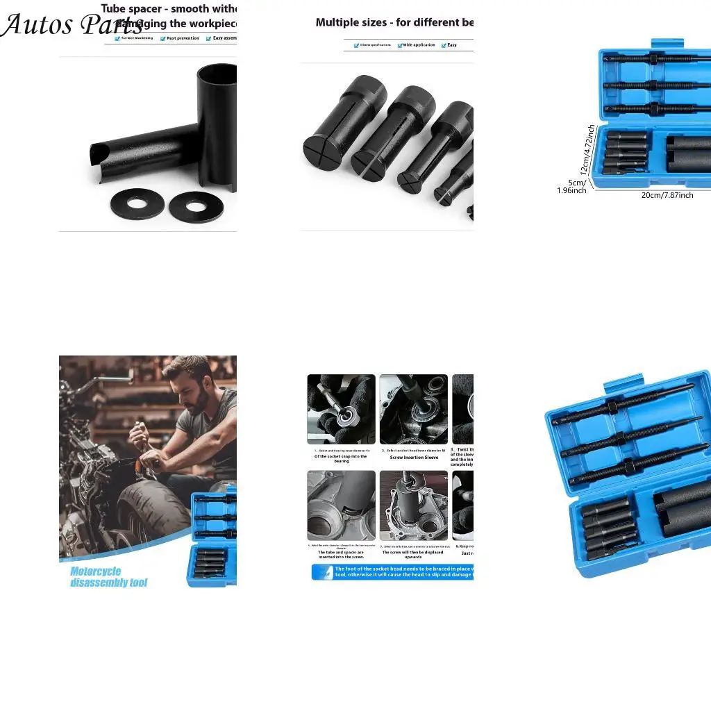 57baプロフェッショナル12pcsオートバイベアリング除去ツール内部ベアリングに適した9-23mm修理とメンテナンスに最適