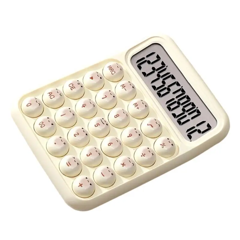 

652F Симпатичный 12 -значный калькулятор большого ЖК -дисплея.