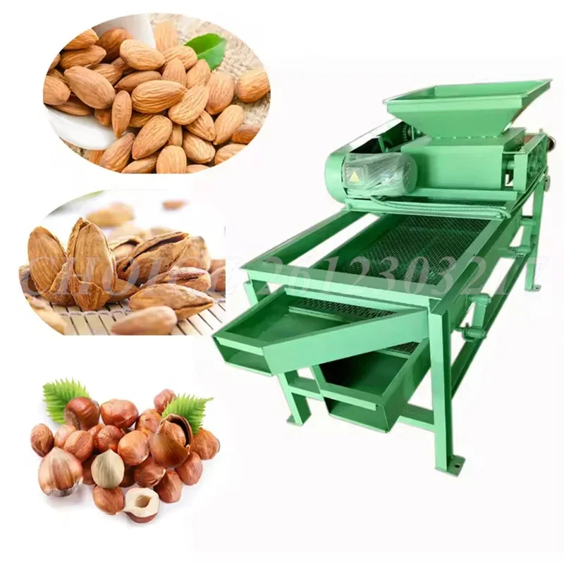 

High Capacity Cashew Shelling Machine Automatic Nuts Sheller Walnut Nuts Pecan Almond Shelling Maker Pine Nut Cracking Machine