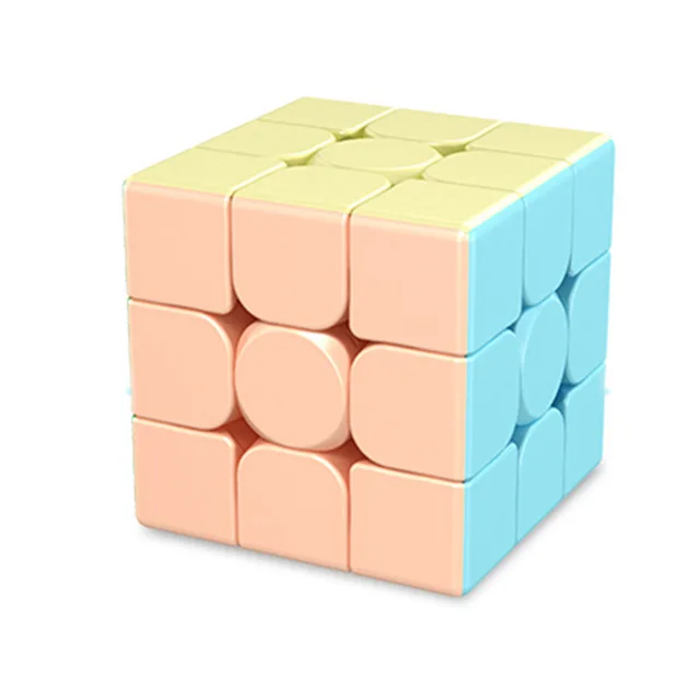 Moyu cubing ห้องเรียน Meilong 3x3 3C ไม่มีสติ๊กเกอร์เวทมนตร์3ชั้นความเร็วของเล่นปริศนามืออาชีพสำหรับเด็ก