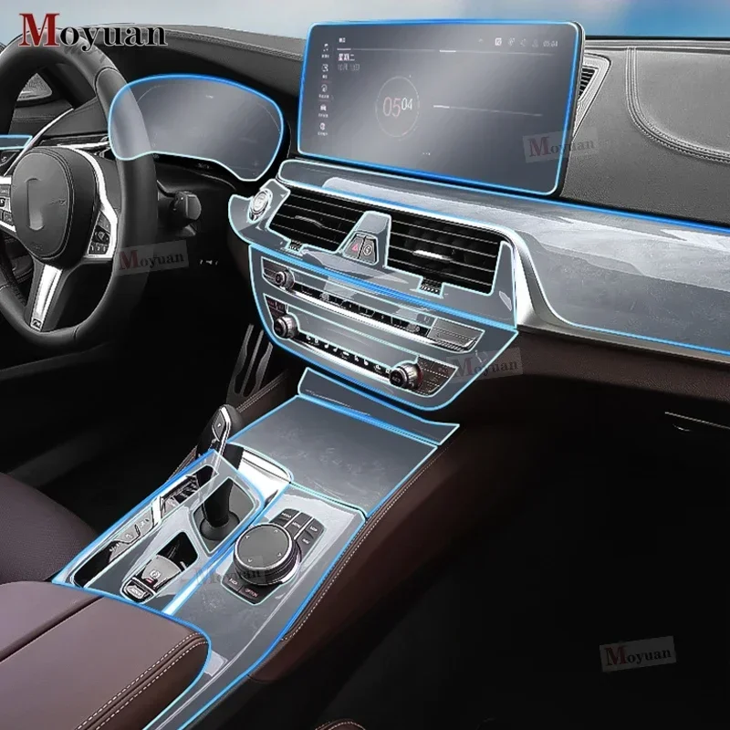 

Tpu Transparent Film for BMW 6 Series GT 630 640 650 Car Interior Stickers Center Console Touch Screen Gear Door Windows Panel
