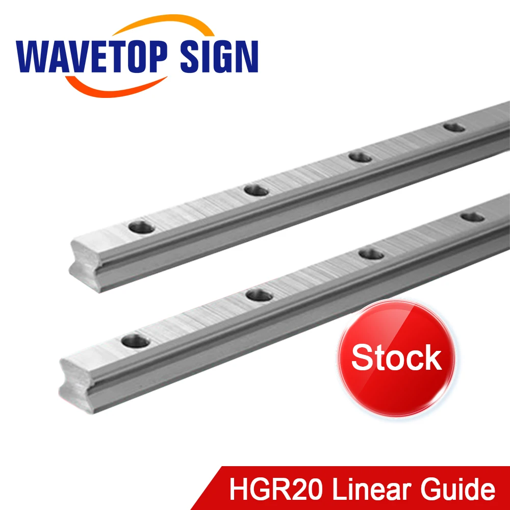 WaveTopSign Stock HIWIN Standard HGR20 Linear Guide for Co2 Laser Cutting and Engraving Machine and CNC Machine