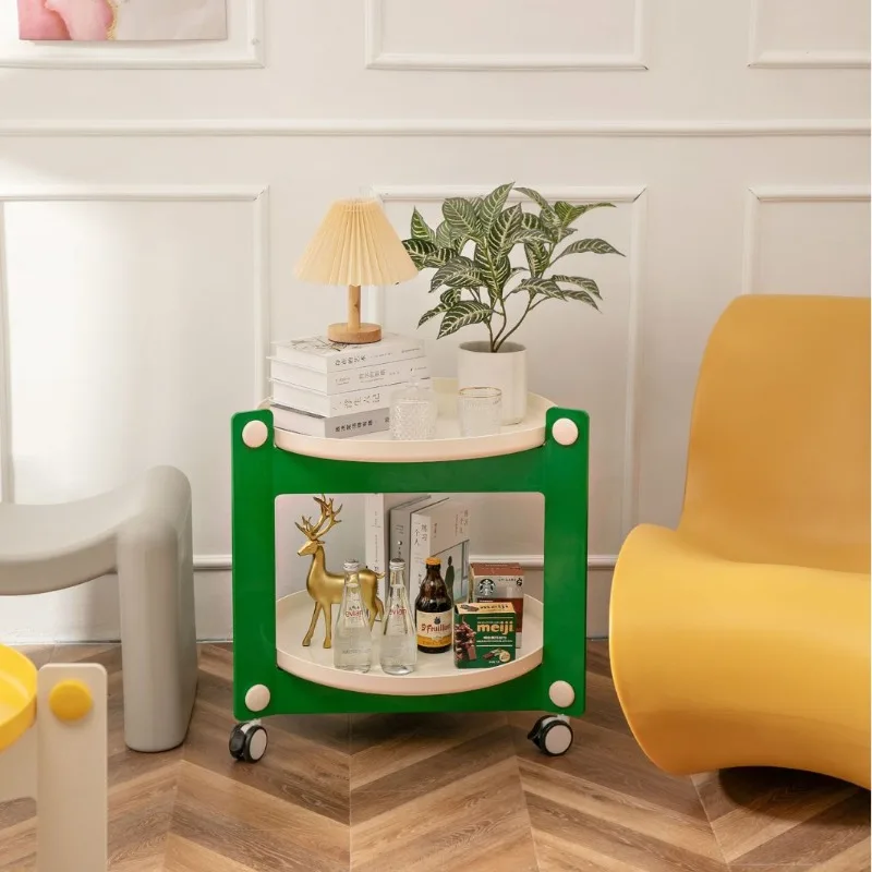 For medieval style round living room creative sofa edge removable shelf