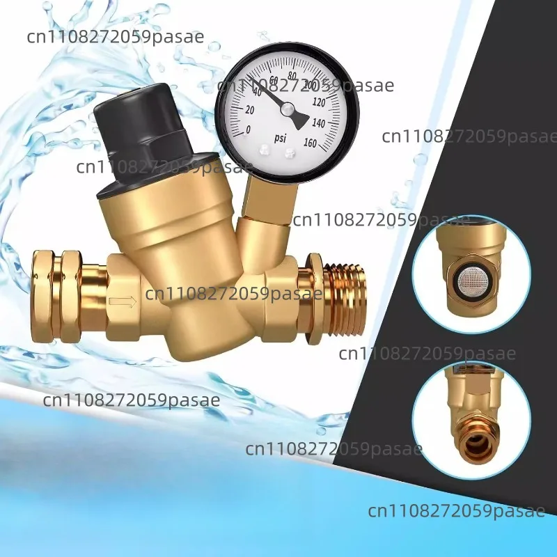 

Гидравлический редуктор с манометром и впускным сетчатым фильтром для автодомов