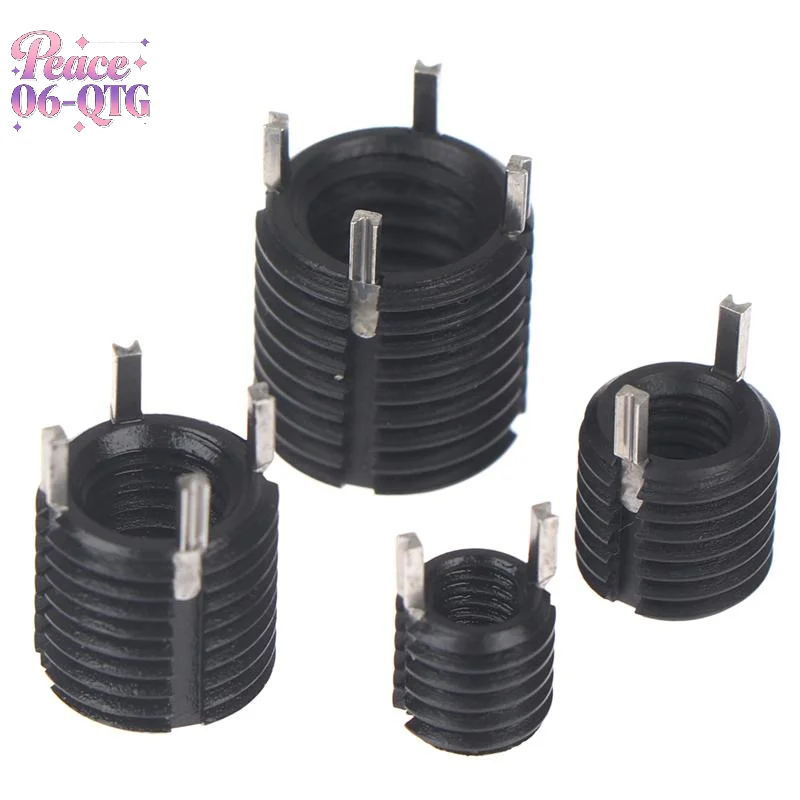 New Sale 5pcs M8-M14 Keylock Wire Thread Insert ,Helicoil Nut Black Carbon Steel Key-locking Thread Repair Inserts