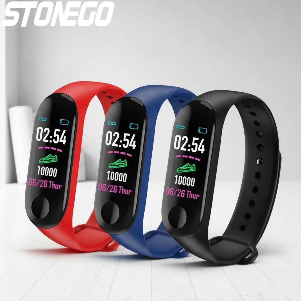 Waterproof Fitness Tracker with Heart Rate Monitor Step Counter and Call Message Alerts for Outdoor Activities Android iOS