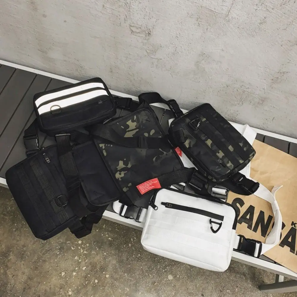 

Многофункциональная нагрудная сумка-жилет для женщин: легкая, светоотражающая, для бега и спорта, в стиле стритвир