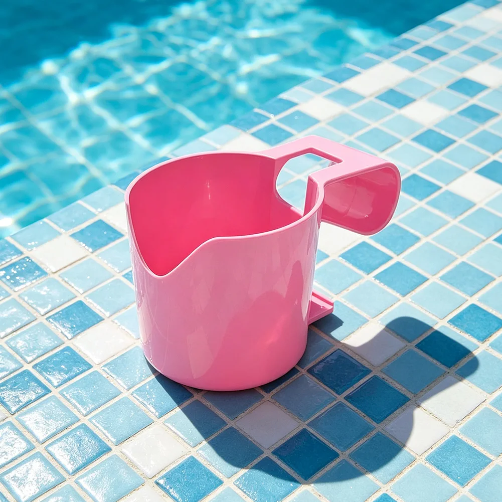 Outdoor Ready Cup Holder for Pool Edge Table or Wall 9.5x9x15cm Compatible with Aluminum Cans Glass Bottles Sports Bottles ABS