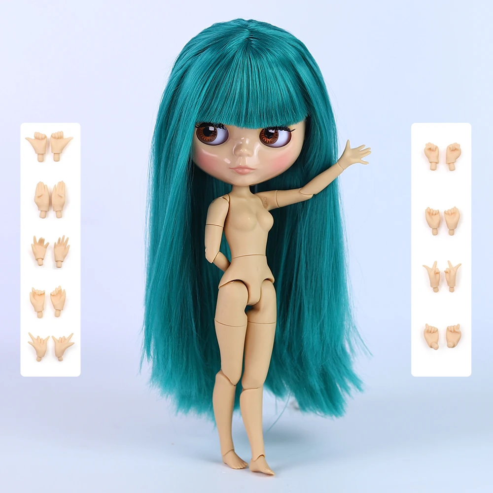ICY DBS Blyth Doll Joint Body 30CM BJD Toy White Shiny Face and frosted Face with Extra Hands AB and Panel 1/6 DIY Fashion Doll image 3