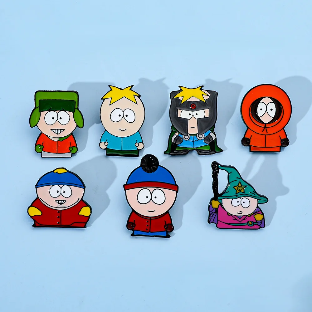 Cute Brooch Cartoon Character Shape Metal Badge Small Accessories Wholesale Cap Pin Decorative Brooches Hat Pins for Caps Lapel