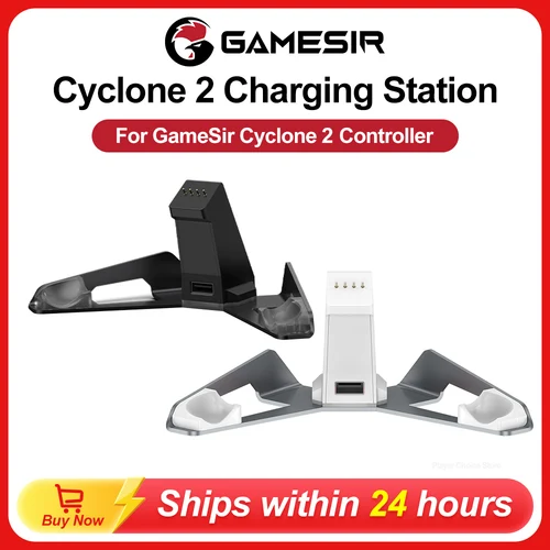 Imagen 1 del producto GameSir Cyclone 2 estación de carga Dock Original interruptor inalámbrico controlador Gamepad cargador Base accesorios aleación de aluminio ﻿