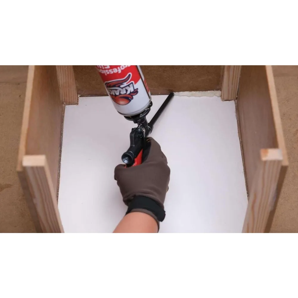 

Window & Door Expanding Foam Sealant - (12x24oz) Professional Gap Filling Gun Use Polyurethane Spray Foam